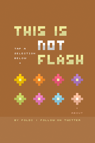 This is not Flash